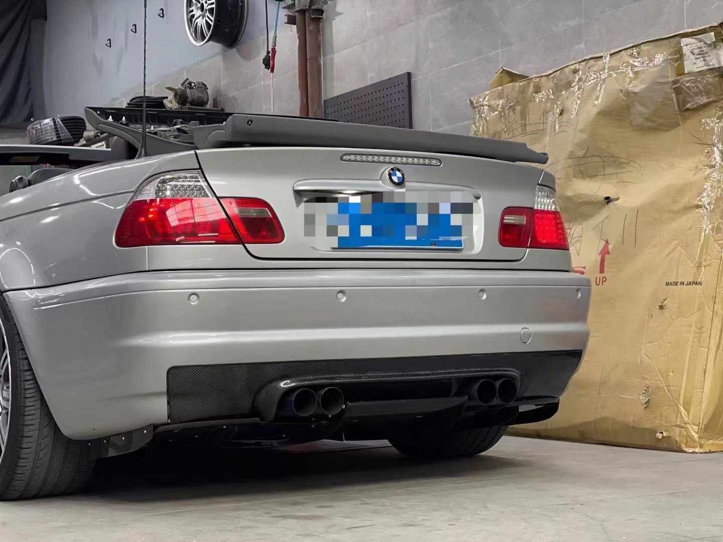 Luxury Sports Varis Style Carbon Rear Diffuser For BMW E46 M3 -PP