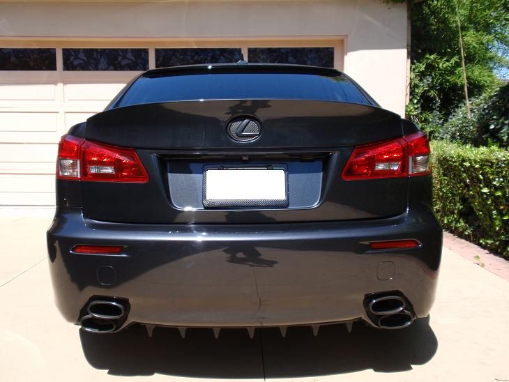 Luxury Sports Wald Style Boot Spoiler For Lexus IS 06-12