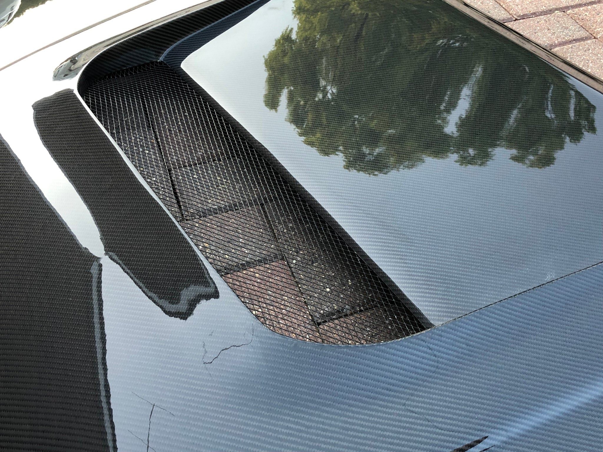 Luxury Sports Vented Carbon Bonnet For Toyota Starlet EP91 -PP