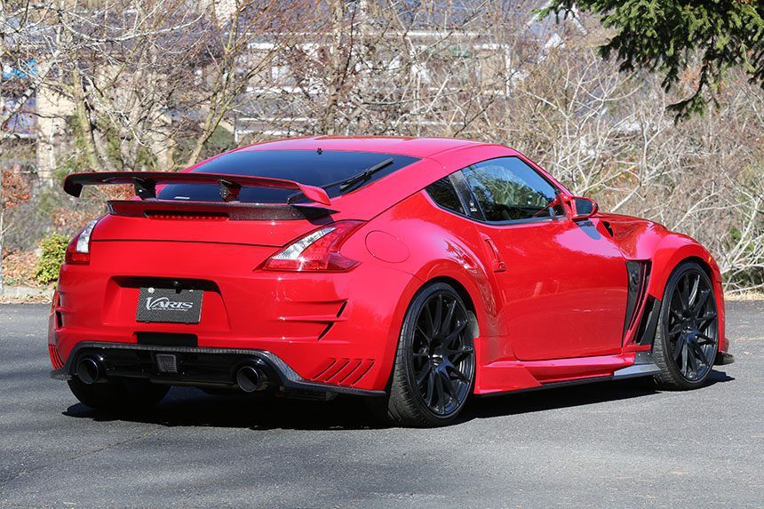 Luxury Sports Varis Hyper Narrow Rear Spoiler with base For Nissan 370z -PP