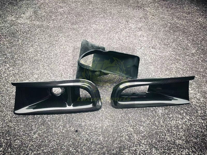 Luxury Sports Carbon Front Bumper Duct For Mitsubishi EVO 8 Bumper