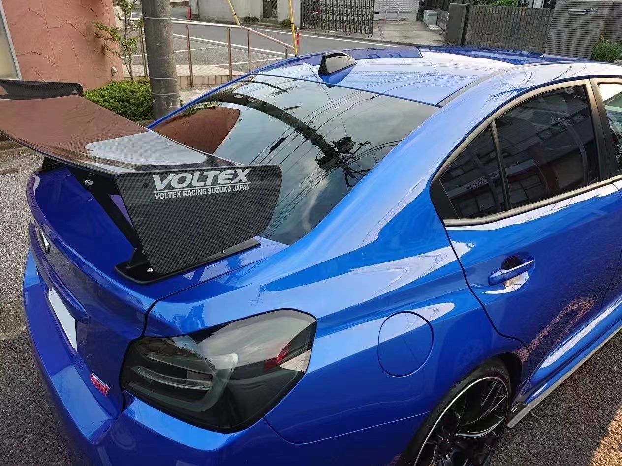 Luxury Sports Voltex Type 2 Style Carbon GT Spoiler For Subaru STI VA -PP