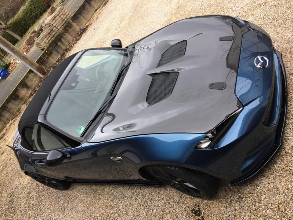 Luxury Sports Vented Carbon Bonnet For Mazda MX5 ND -PP