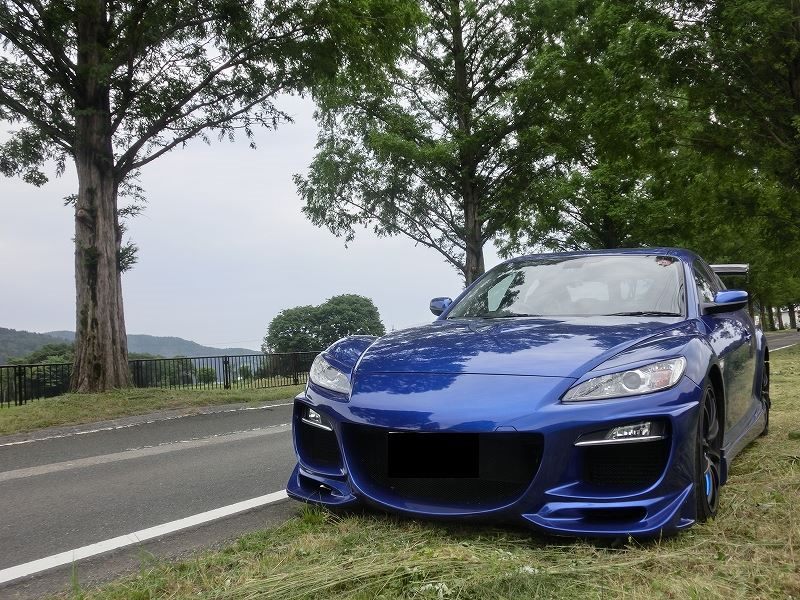 Luxury Sports Rmagic Style Front Bumper For Mazda RX8 FL -PP