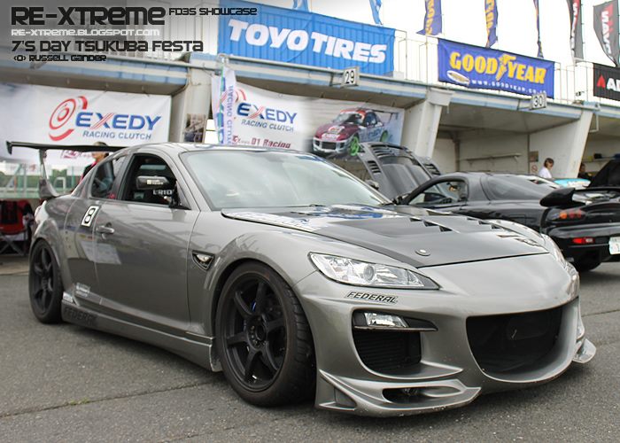 Luxury Sports Rmagic Style Front Bumper For Mazda RX8 FL -PP