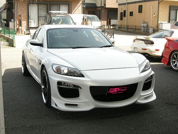 Luxury Sports Rmagic Style Front Bumper For Mazda RX8 FL -PP