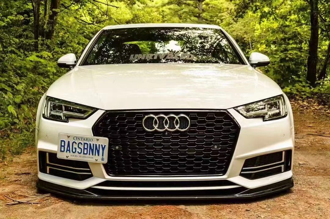 Luxury Sports ECS Style Carbon Front Lip For Audi A4/S4 B9 16-18 Sline