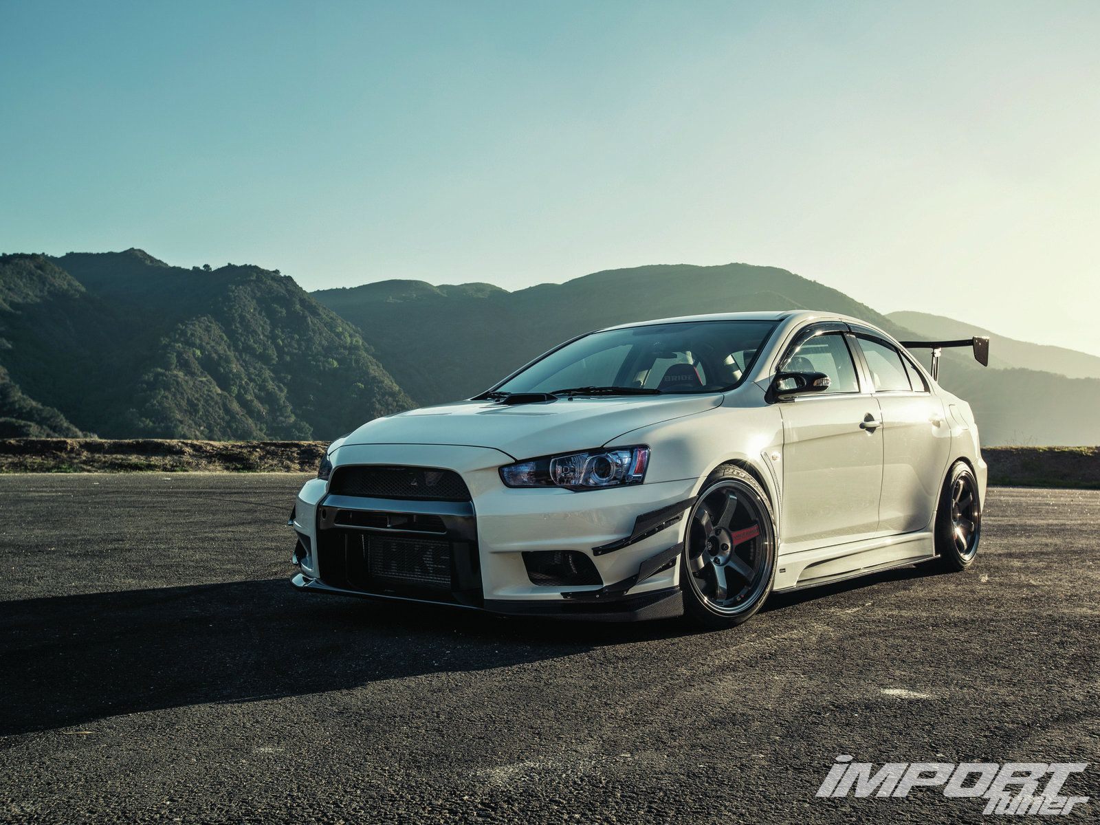 Luxury Sports Varis 09 Style Whole Front For Mitsubishi EVO X -PP