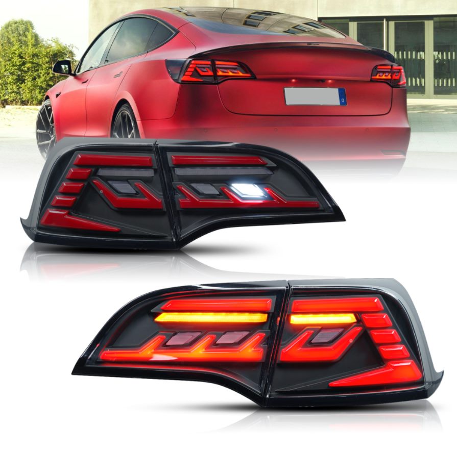 Luxury Sports Model Star Type Taillight For Tesla Model 3 Model Y -PP