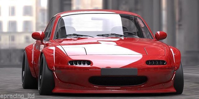 Luxury Sports Rocket Bunny Style Bodykit For Mazda Mx5 NA -PP