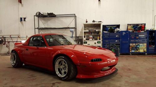 Luxury Sports Rocket Bunny Style Bodykit For Mazda Mx5 NA -PP