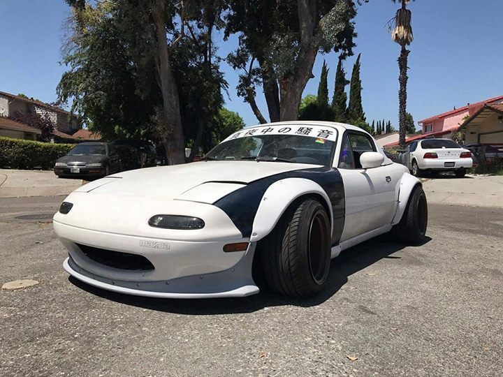 Luxury Sports Rocket Bunny Style Bodykit For Mazda Mx5 NA -PP