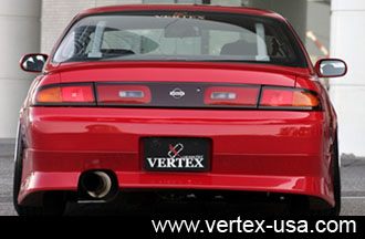 Luxury Sports Vertex Style Rear Bumper For Nissan Silvia S14