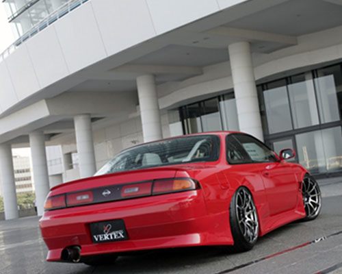 Luxury Sports Vertex Style Rear Bumper For Nissan Silvia S14