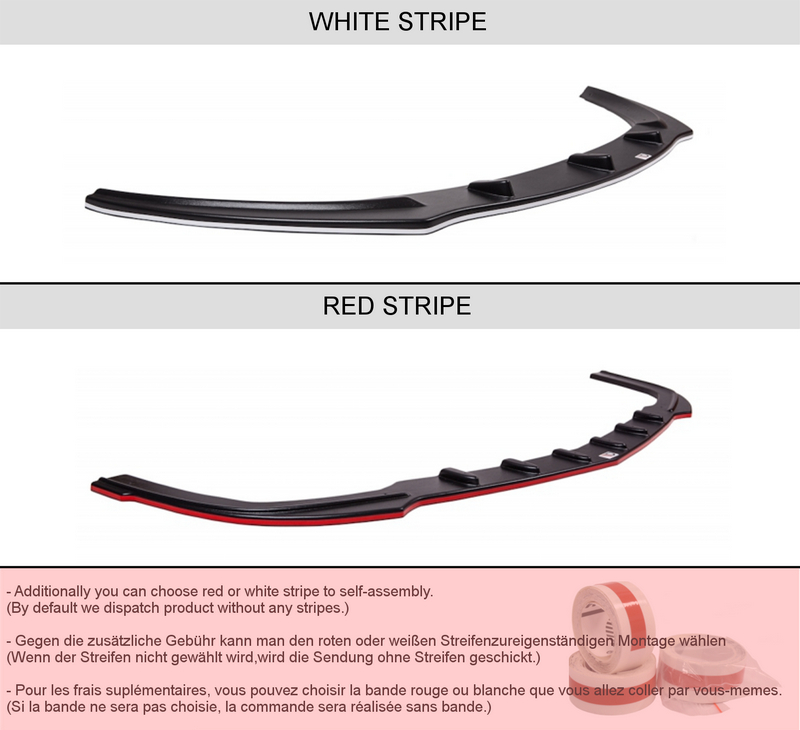 Central Rear Splitter Alfa Romeo 159 (Without Vertical Bars) Maxton Design