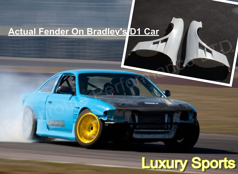 Luxury Sports BN Style Front Fender For Nissan Silvia S14 PFL