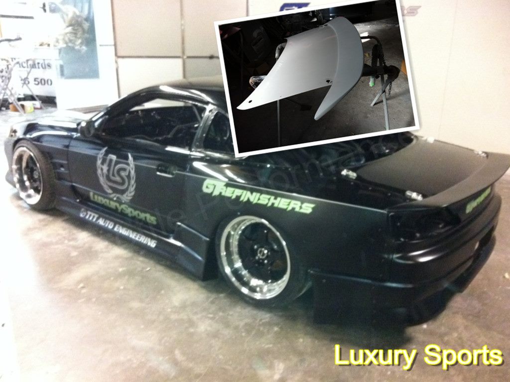 Luxury Sports Supermade Style Boot Spoiler For Nissan Silvia S15