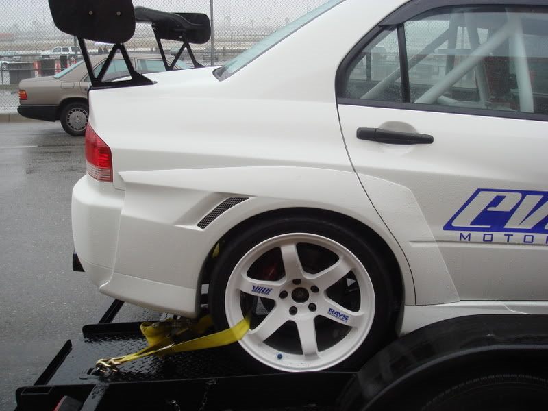 Luxury Sports Voltex Style Rear Fender For Mitsubishi EVO 7-9 -PP