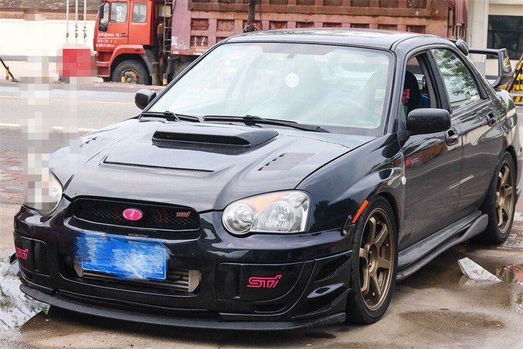 Luxury Sports Type A Style Carbon Bonnet For Subaru Impreza STI V8 -PP