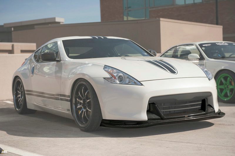 Luxury Sports Top Secret Style Carbon Front Lip For Nissan 370z -PP