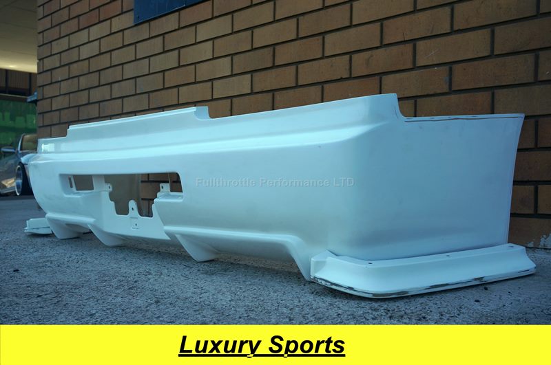 Luxury Sports East Bear GTR Style Rear Bumper + End Caps Nissan Skyline R34 2DR