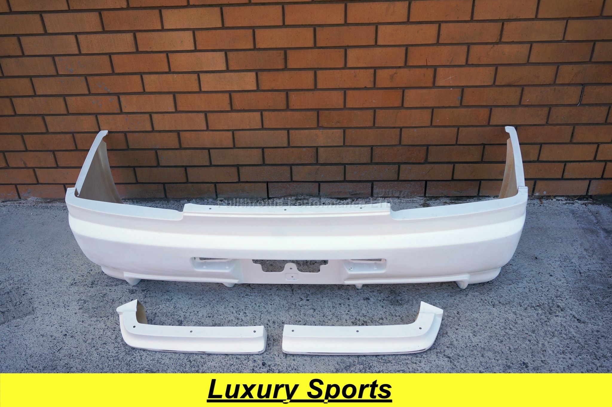 Luxury Sports East Bear GTR Style Rear Bumper + End Caps Nissan Skyline R34 2DR