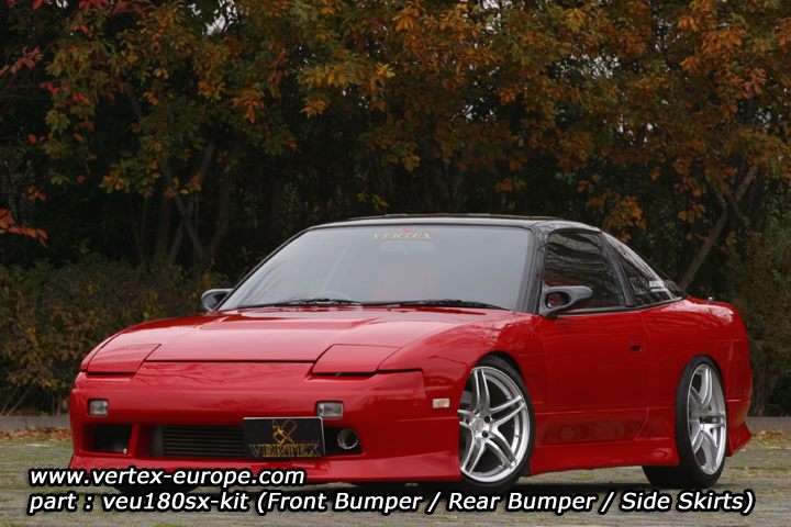 Luxury Sports Vertex Style Front Bumper For Nissan Silvia 180sx