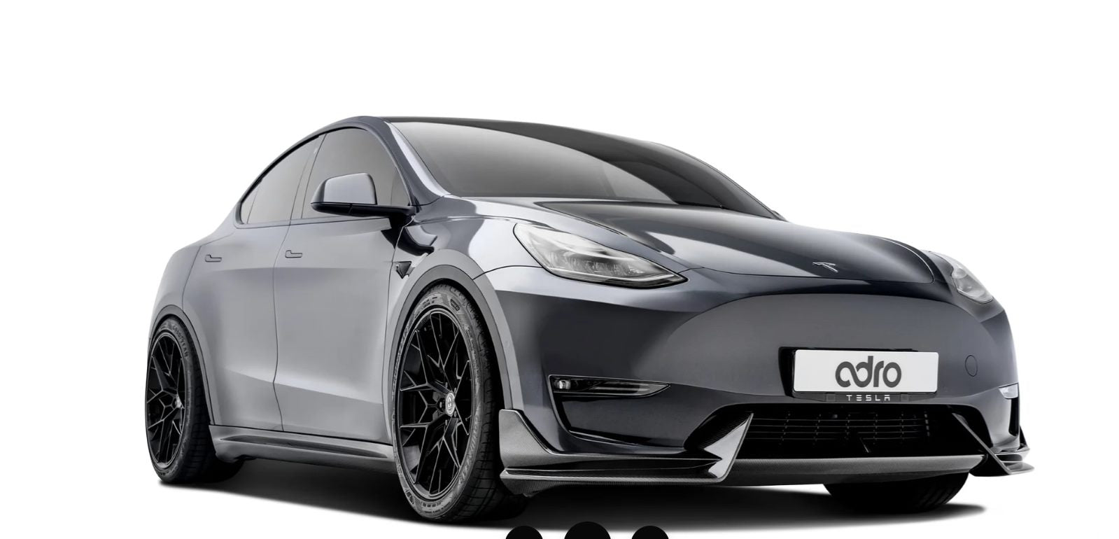 Luxury Sports Adro Style Carbon Front Lip For Tesla Model Y -PP