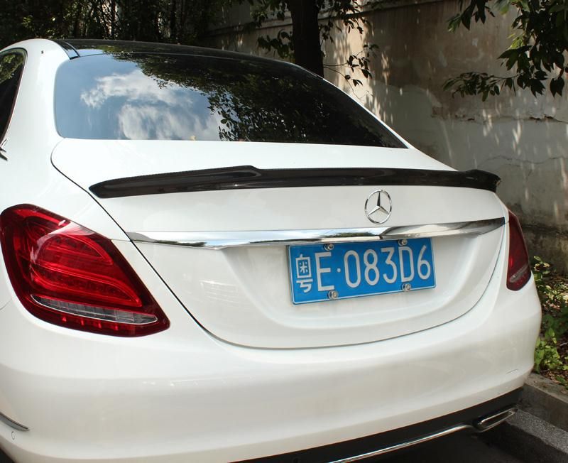 Luxury Sports Carbon Boot Spoiler For Mercedes Benz W205 Sedan