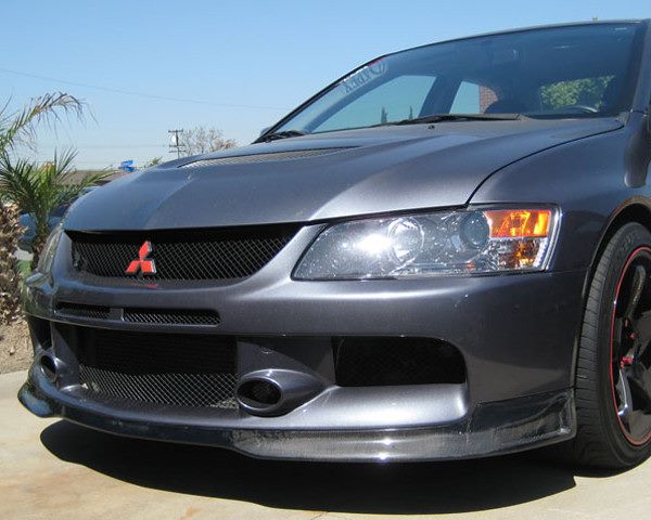 Luxury Sports SE Style Carbon Front Lip For Mitsubishi EVO 9