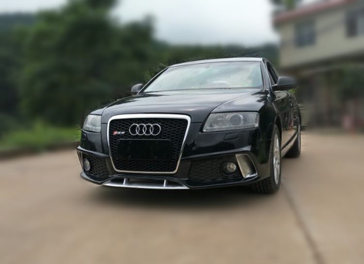 Luxury Sports RS6 Conversion Style Front Bumper With Grill Audi A6 C6 05-11 -PP