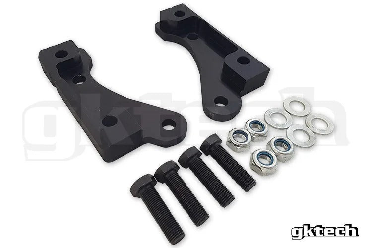 GKTech R33 GTS-T caliper bracket to suit 324mm R33 GT-R rotor (R33X-BRKEBUNDLE)