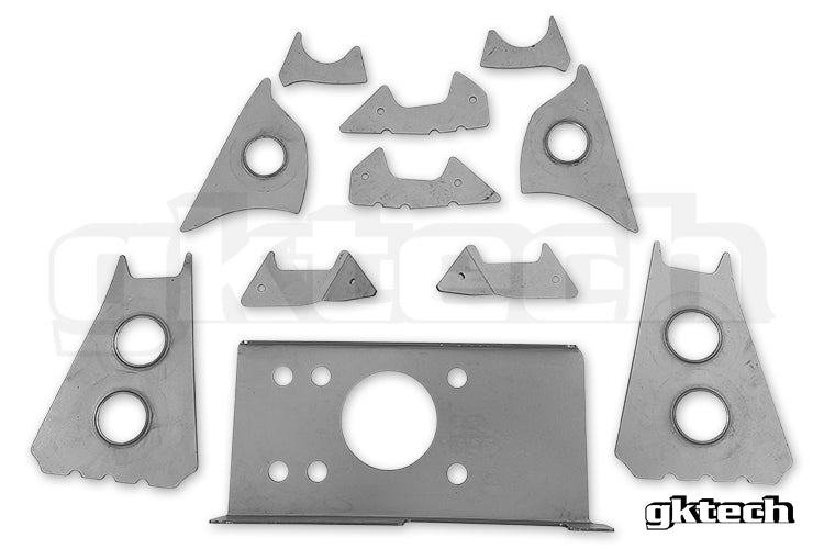 GKTech Subframe weld in reinforcement plates (s13x-subf)