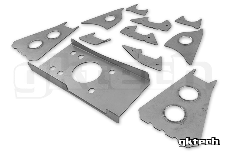 GKTech Subframe weld in reinforcement plates (s13x-subf)