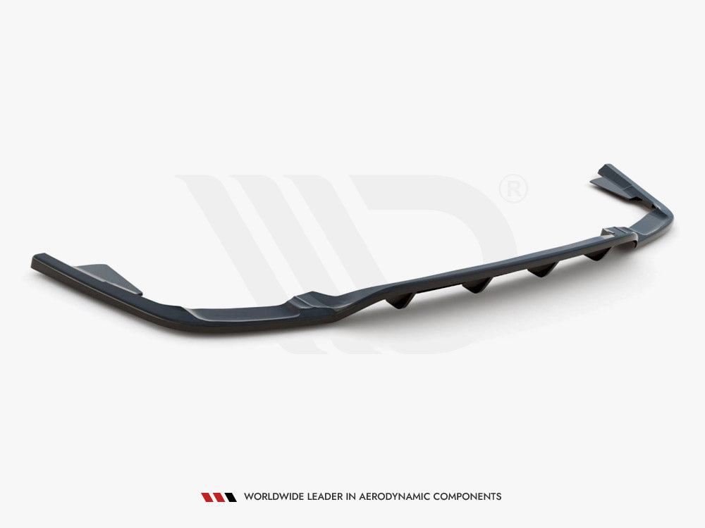 Central Rear Splitter (Vertical Bars) Volvo XC60 Mk2 R-Design Maxton Design