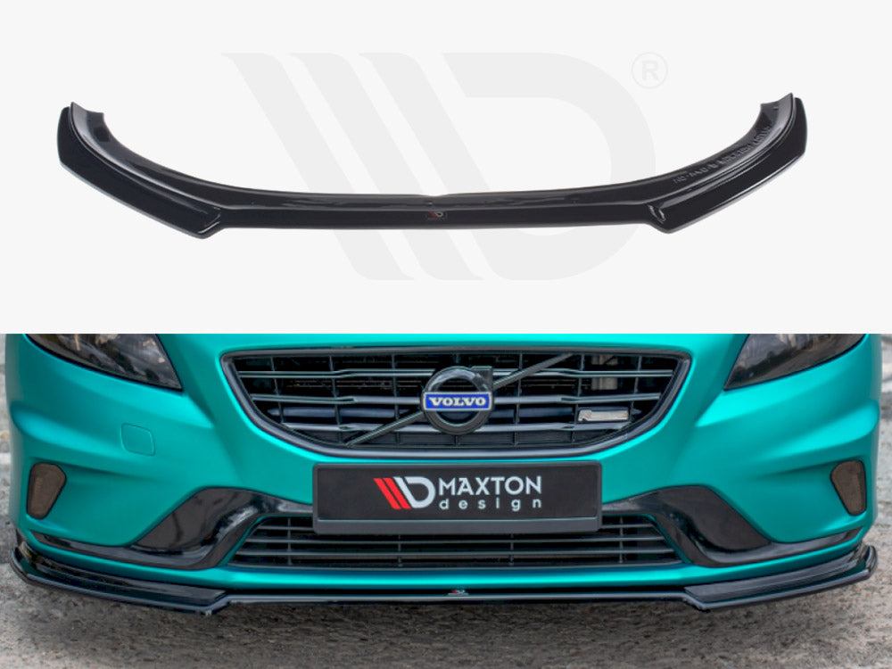 Front Splitter Volvo V40 R-DESIGN 2012-2019 Maxton Design