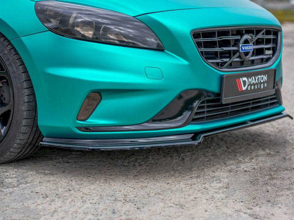 Front Splitter Volvo V40 R-DESIGN 2012-2019 Maxton Design