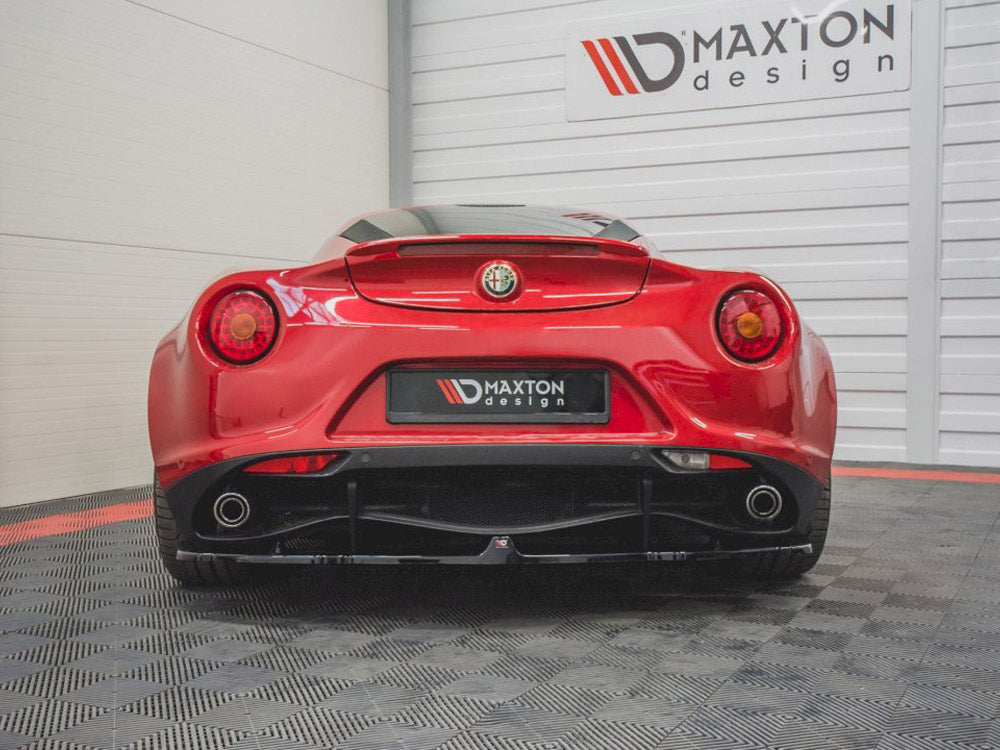 Central Rear Splitter Alfa Romeo 4C 2013-2017 Maxton Design