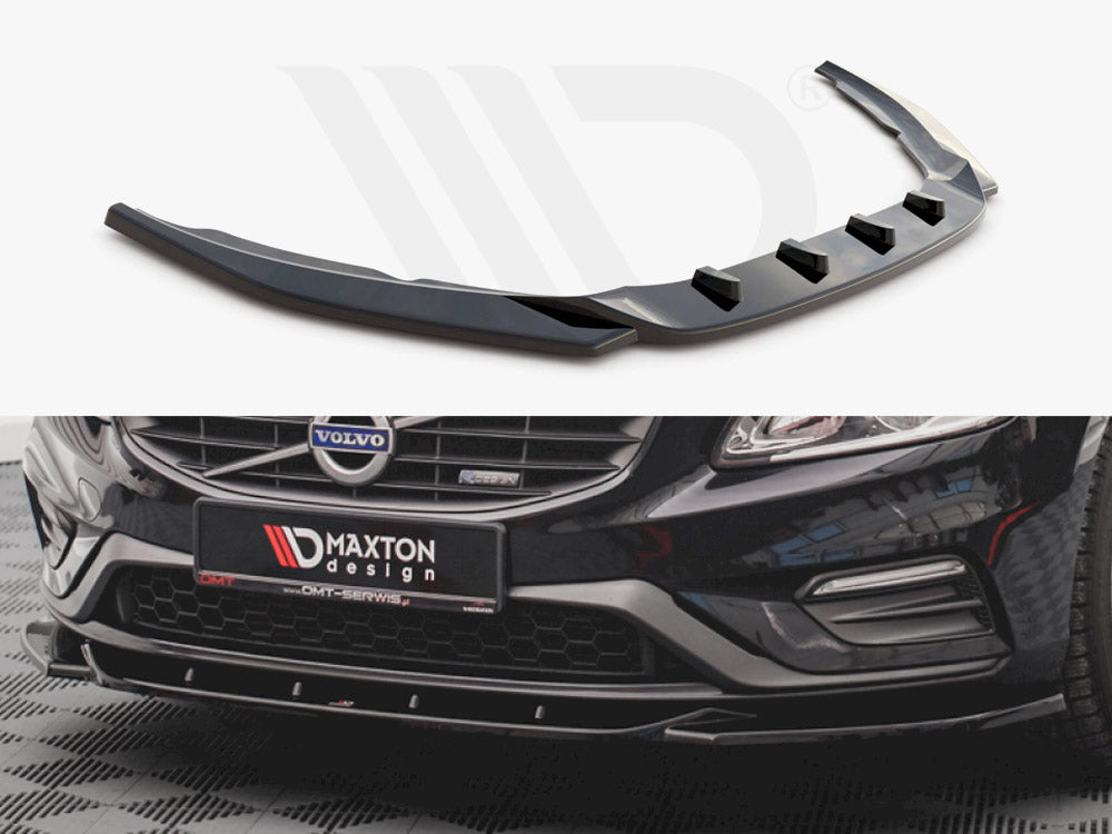 Front Splitter V2 Volvo S60 R-design MK2 2014-2018 Maxton Design