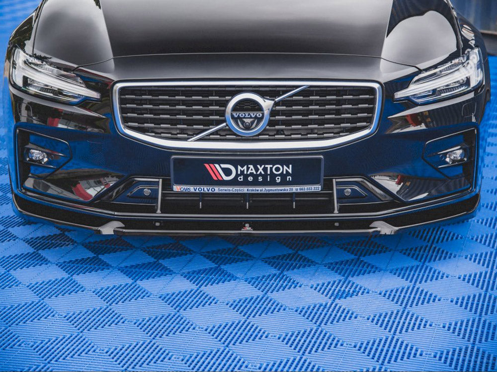 Front Splitter V.1 Volvo S60/V60 R-design MK3 2018- Maxton Design