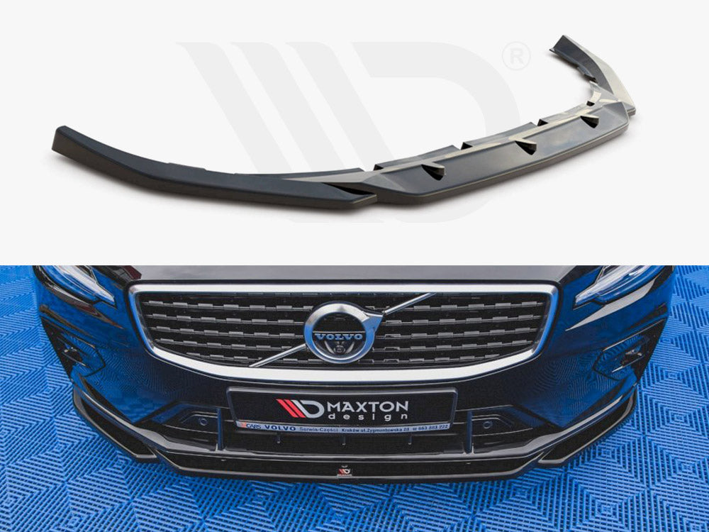 Front Splitter V.2 Volvo S60/V60 R-design MK3 2018- Maxton Design