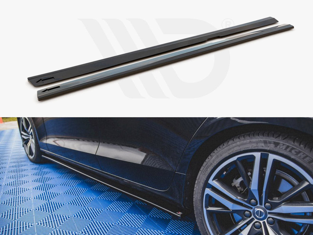 Side Skirts Diffusers V.2 Volvo S60/V60 R-design MK3 2018- Maxton Design