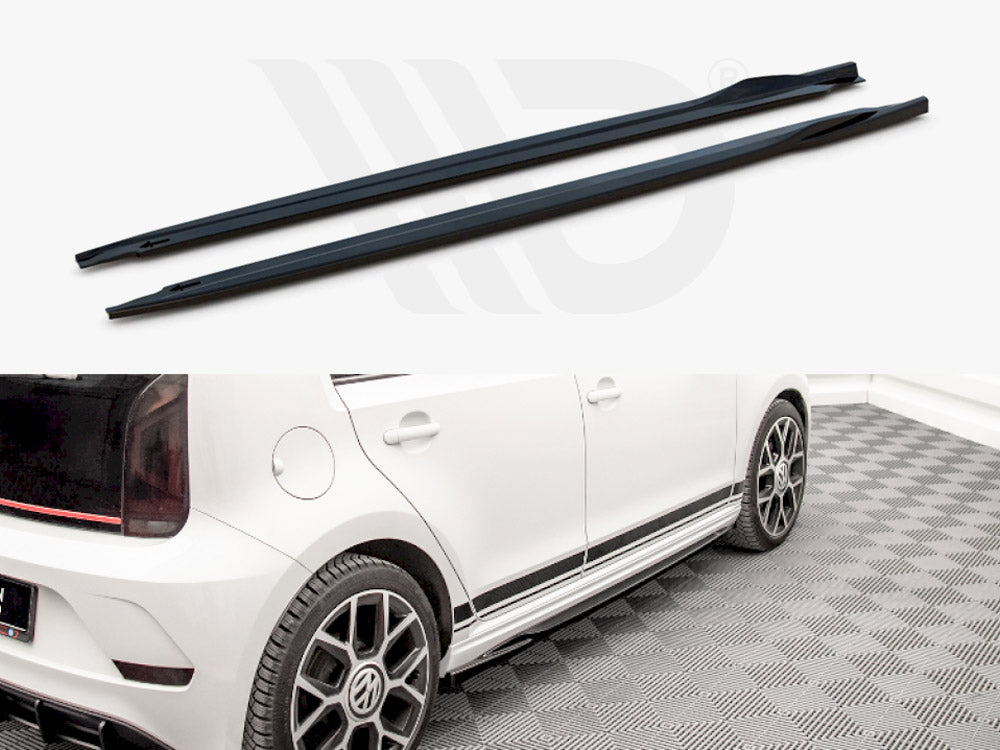 Side Skirts Diffusers VW UP GTI 2018- Maxton Design