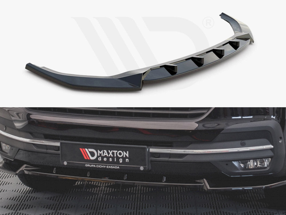 Front Splitter V1 VW T6 Facelift 2019- Maxton Design