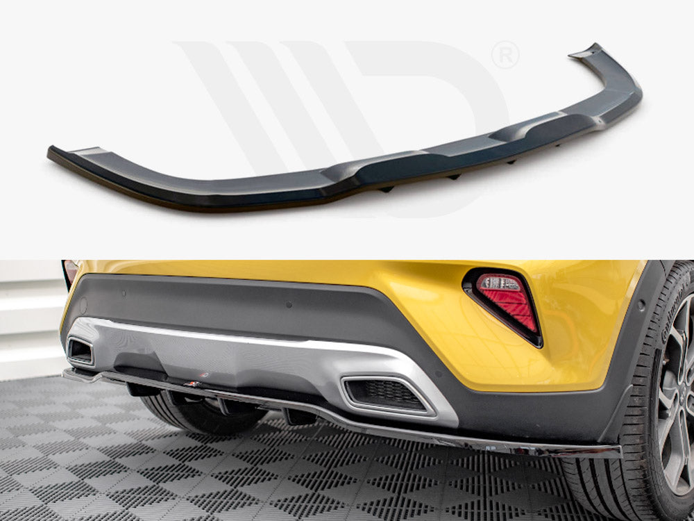 Central Rear Splitter (Vertical Bars) KIA Xceed Mk1 2019- Maxton Design