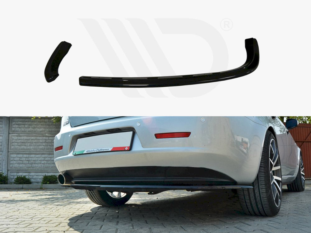 Central Rear Splitter Alfa Romeo 159 (Without Vertical Bars) Maxton Design