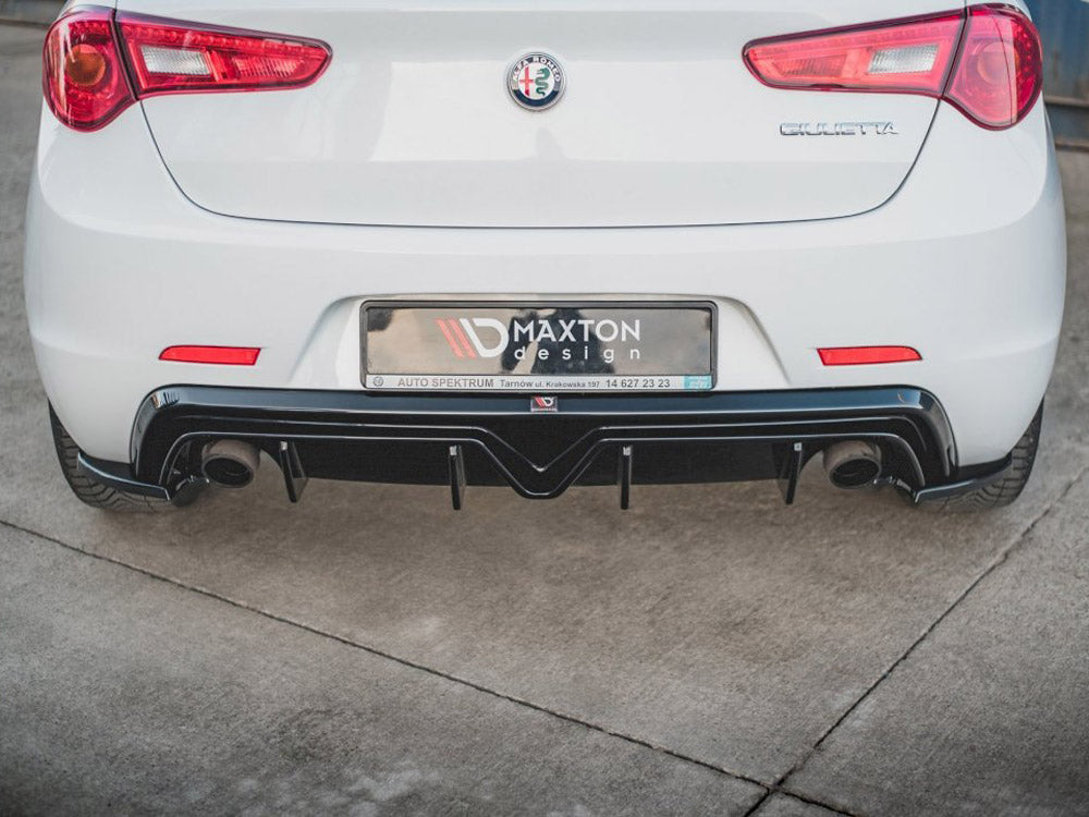 Rear Valance Alfa Romeo Giulietta Facelift (Exhaust ON BOTH Sides Version) 2016-2020 Maxton Design