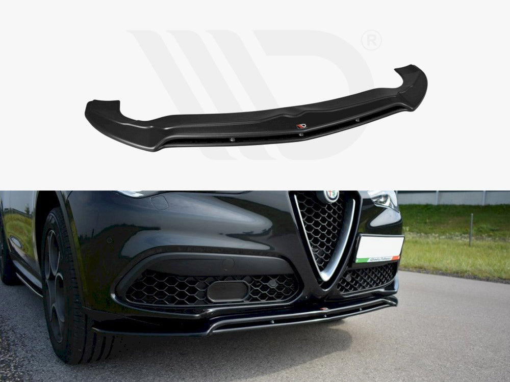 Front Splitter V.2 Alfa Romeo Stelvio 2016-2020 Maxton Design