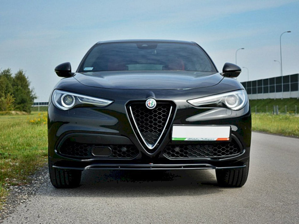 Front Splitter V.2 Alfa Romeo Stelvio 2016-2020 Maxton Design