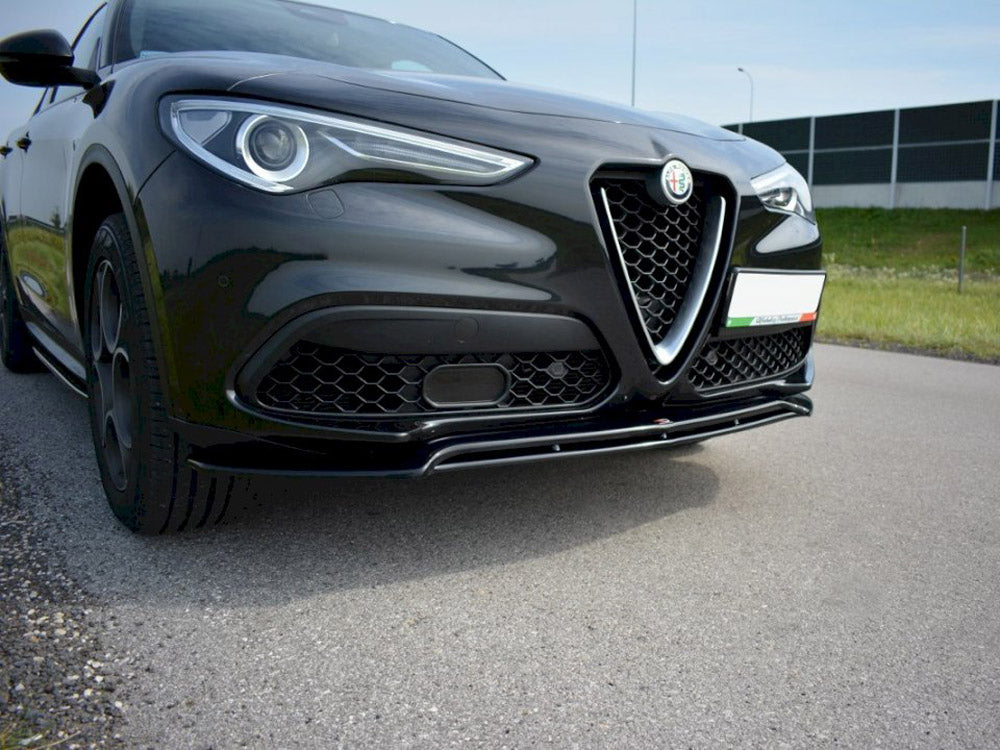 Front Splitter V.2 Alfa Romeo Stelvio 2016-2020 Maxton Design